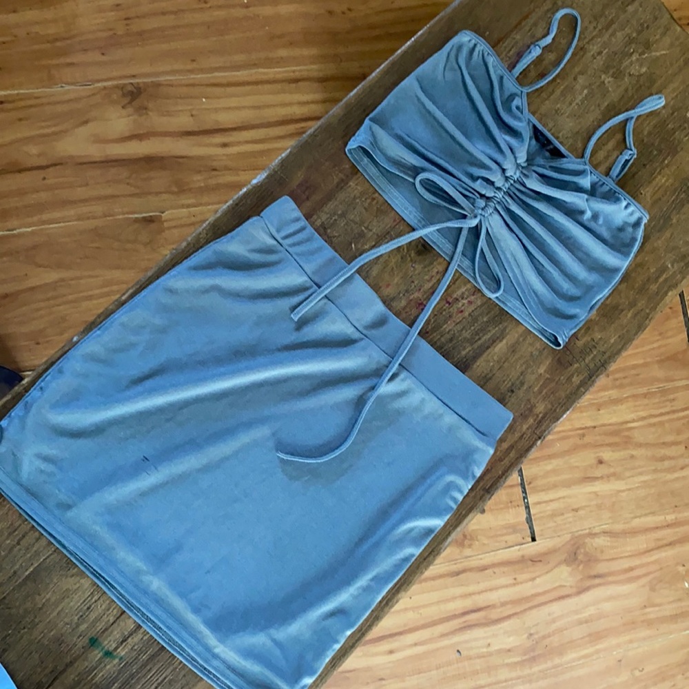 Matching skirt and top set
